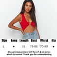 thumbnail image 2 of Verano nueva cintura expuesta cuello en V pecho círculo pequeño chaleco femenino Zhivalor BST3013525-2, 2 of 5