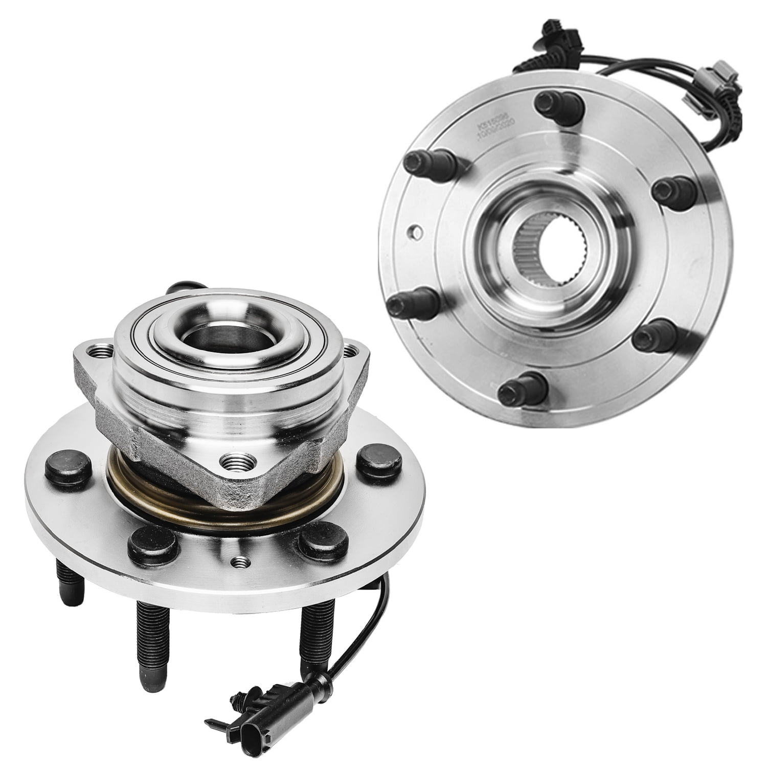 Detroit Axle - 4WD Front CV Axles Wheel Bearing Hubs Kit for Silverado Sierra Suburban 1500 Avalanche Tahoe Yukon Escalade Wheel Hub Bearings CV Axle Shafts Ball Joints Sway Bars Tie Rods