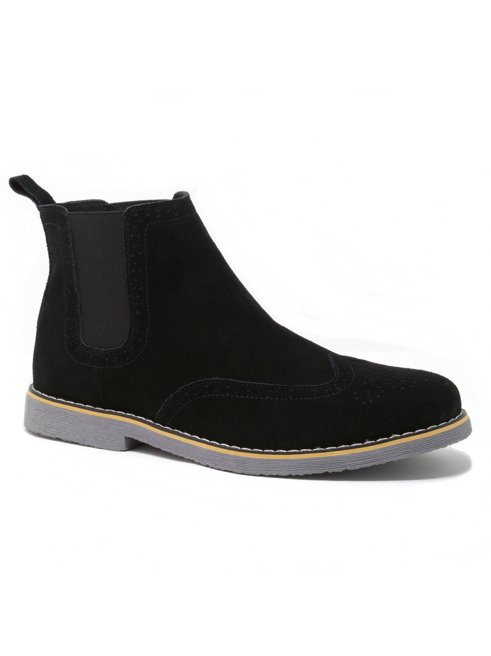 Alpine Swiss Men?s Suede Chelsea Boots 