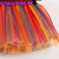 thumbnail image 6 of Odeerbi Girls Skirts Tutu Skirt Toddler Cute Party Dance Outfit Splice Rainbow Net Yarn Sequins Tulle Skirt Bow Hairpin Suit Purple, 6 of 6