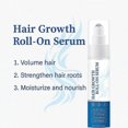 thumbnail image 2 of 3X Hair Growth Serum Roll On with Rosemary Nourishing Scalp Hair Treatment Promotes Growth Reduces Hair Loss 25ML, 2 of 5