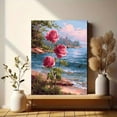 thumbnail image 6 of UXIEQU Vintage Rose Landscape Canvas Wall Art Print 15.75x11.81 Inches, 6 of 8
