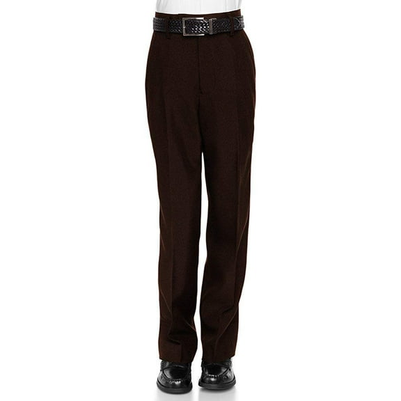 RGM 100% Dacron, Flat Front, Boys Slim Dress Slacks