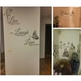 thumbnail image 4 of Live Laugh Love Quotes Butterfly Wall Art Stickers Living Room Decal Home Decor, 4 of 6