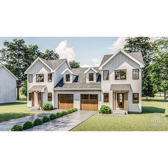 Advanced House Plans: Builder Ready Blueprints | Whitaker 29695 | Multi-Family Plan