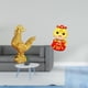 thumbnail image 2 of Escultura de pollo, figura de resina, estatua de animal, adorno de serpiente, decoración coleccionable, adecuada para dormitorios, salas de estar, ofi, 2 of 8