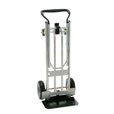 COSCO 3-in-1 Hybrid Convertible Hand Truck, Converts to Platform Cart with Foldable Toe Plate, 800/1000 lb Capacity, Durable Dolly with Aluminum/ Steel Frame, Black