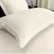 thumbnail image 4 of Juego de 2 fundas de almohada de tamaño grande, funda de almohada de algodón con cierre de sobre, fundas de almohada suaves y transpirables para cama, color blanco, 4 of 5