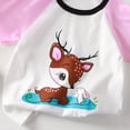 thumbnail image 4 of YEPGAR Toddler Girl Cotton Short Sleeve T Shirts Summer Boy Graphic Tees Baby (Pink, 5-6 Years), 4 of 4