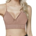 thumbnail image 1 of Vedolay Lingerie Women's Plus Size Support Bra Wirefree,Khaki M, 1 of 2