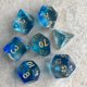 thumbnail image 3 of 7 Uds dados poliédricos acrílicos D4-D20 juego juguetes de entretenimiento para tablero de familiar fiesta enseñanza de Azul Baoblaze Dados poliédricos, 3 of 5