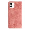 thumbnail image 2 of Compatible avec iPhone 11 Étui Embossée Papillon avec Portefeuille et Support, 2 of 5