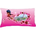 thumbnail image 4 of Personalized Miraculous Ladybug Girls Pillowcase, Pink, 4 of 5