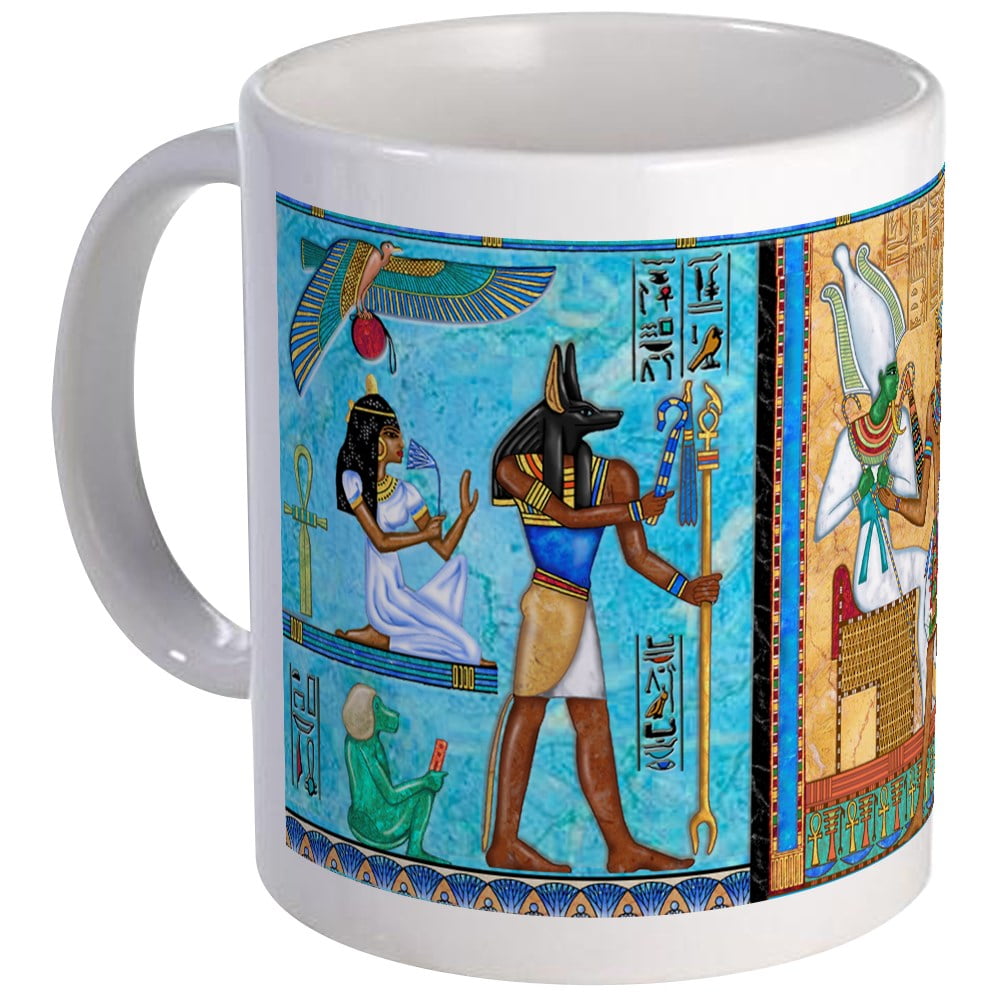 CafePress Egyptian Gold/Turquoise Mug Unique Coffee Mug, Coffee Cup