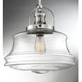 thumbnail image 3 of 60/6758-Nuvo Lighting-Basel-1 Light Pendant-13.75 Inches Wide by 14.63 Inches High-Polished Nickel Finish, 3 of 6