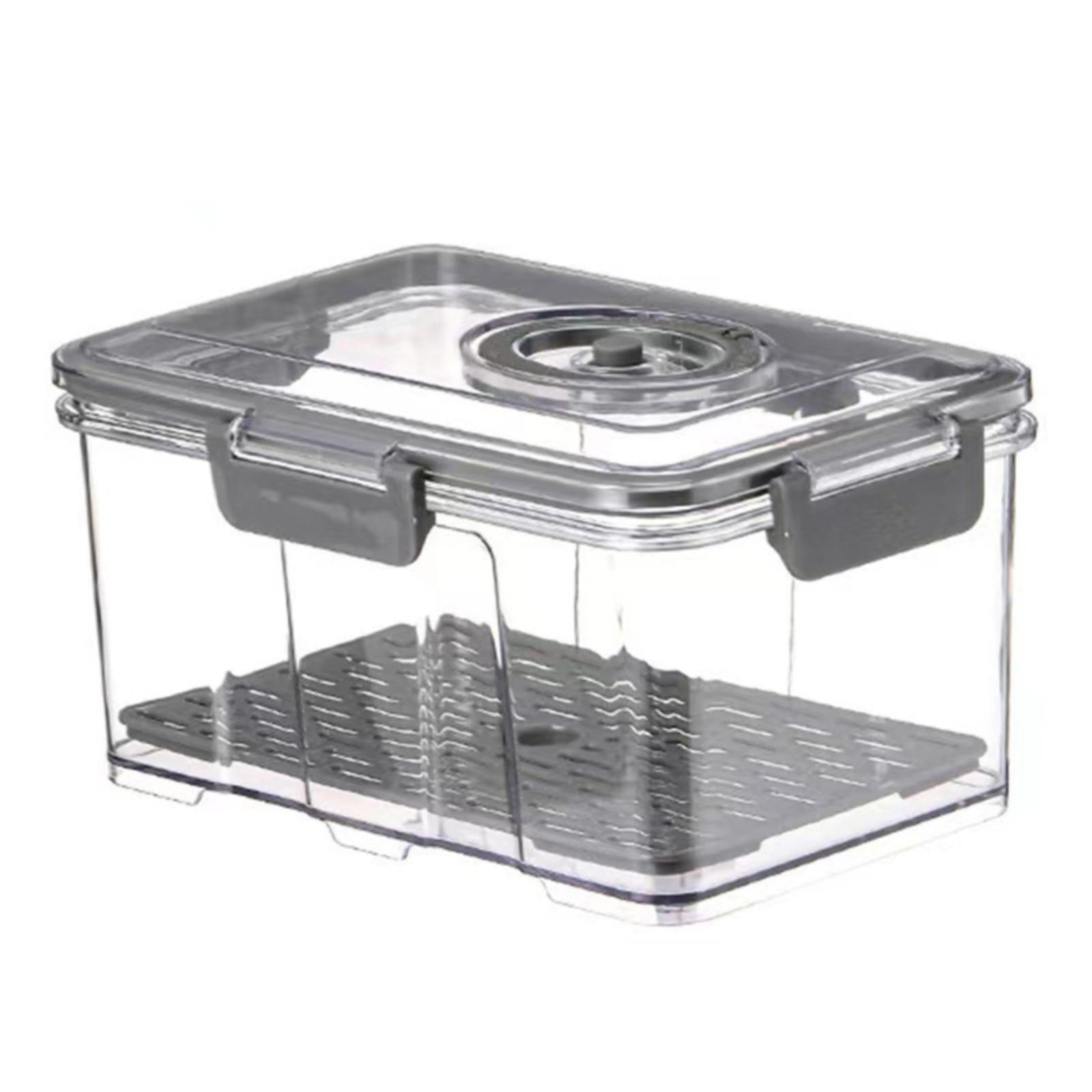 Huayishang Storage Box Vacuum Seal Containers Food Fresh Container for Vacuum Seal Vacuum Container, Kitchen Essentials Clearance Sale Grey