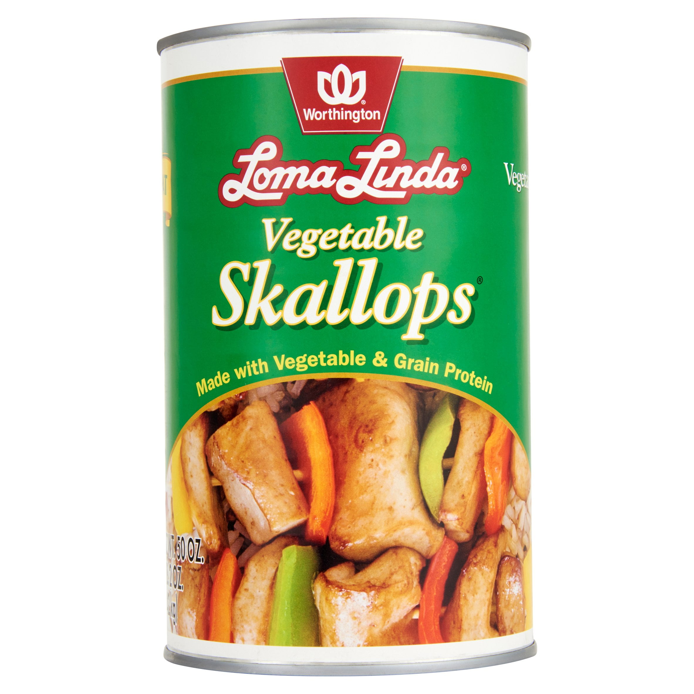 Loma Linda, Vegetable Scallops, 50 Oz (Pack Of 12)