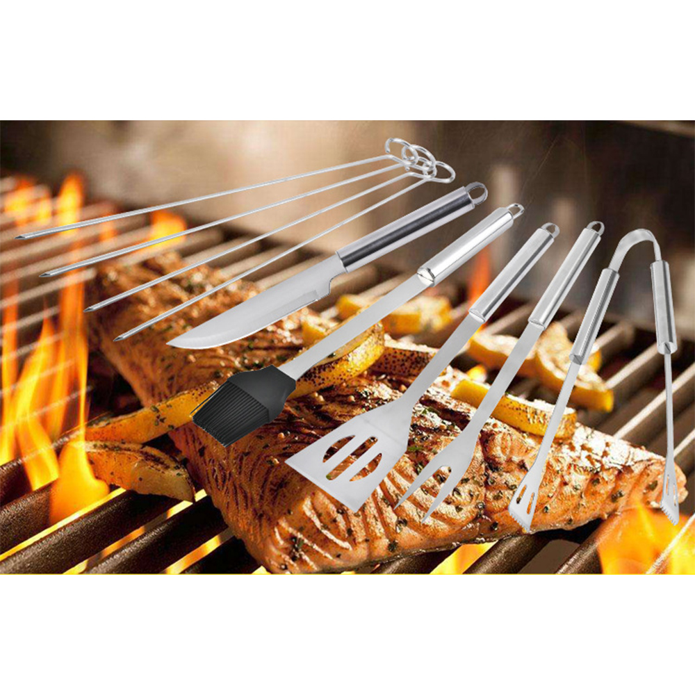 COWIN 9-Piece Stainless Steel Grill Tool Set photo 7