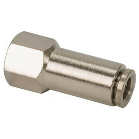 Viair 11882-BP 0.25 Female National Pipe Thread to 0.12 in. Airline Straight Fitting - 10 Piece