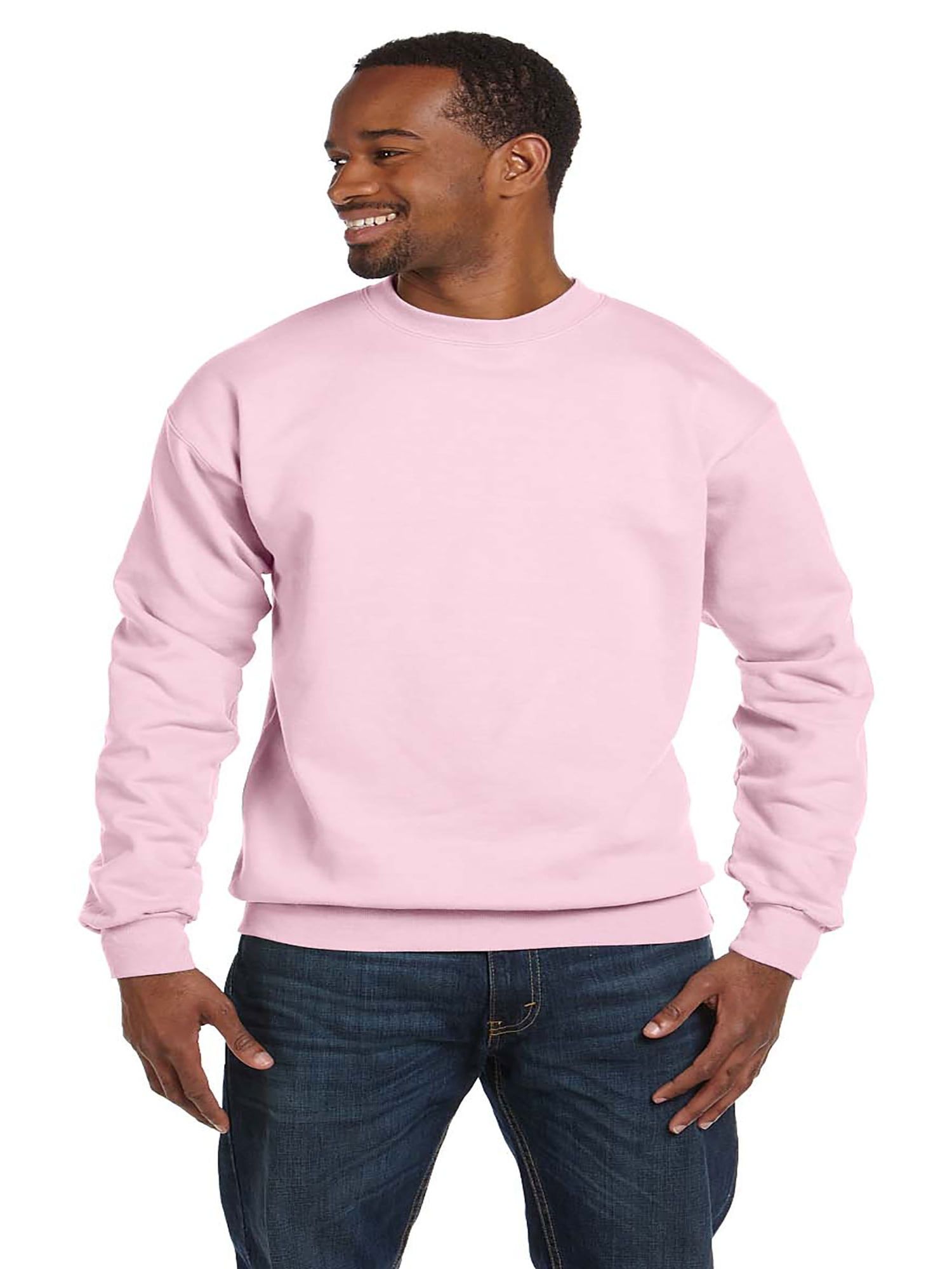 pink sweater outfit men
