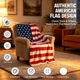 thumbnail image 6 of American Flag Blanket Throw – Patriotic USA Stars and Stripes Blanket, Soft Plush Fleece, Lightweight Cozy Couch Bed Throw, 4th of July Decorations, Independence Day Gift for Adults, 39.3x78.7 Inch, 6 of 9