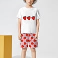 thumbnail image 5 of NIEWTR Toddler Summer Pajamas Set For 2-3 Years Toddler Boys Short Sets Cotton Summer Outfits Short Sleeves T-shirt and Elastic Shorts Sets 2Pcs Summer Dailywear Set, 5 of 6