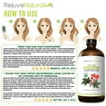 thumbnail image 3 of RejuveNaturals Castor Oil (16oz Glass Bottle) USDA Certified Organic, 100% Pure, Cold Pressed, Hexane Free. Boost Hair Growth for Thicker, Fuller Hair, Lashes & Eyebrows., 3 of 8