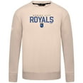 thumbnail image 2 of Men's Levelwear  Khaki Kansas City Royals Mandate Carve Tri-Blend Sweatshirt, 2 of 3