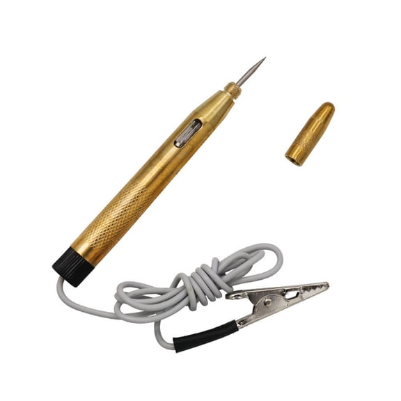 Car Truck Voltage Circuit Tester Tools 6V12V24V Car Diagnostic Probe Test Pen Light Bulb Electric Measuring Pen Maintenance Tool A Fangkenuo