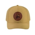thumbnail image 2 of Unisex V2 Embroidered And Laser-Engraved Sagittarius Zodiac (November 22, December 21), 6-Panel Baseball Cap, Khaki/Khaki, Adjustable Fit, 2 of 3