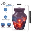 thumbnail image 2 of Cross Keepsake Cremation Urns For Human Ashes Adult Male - purple Mini Urn For Ashes For Women - Small Burial Urns For Adult Male - red Tiny Funeral Urn For Mom - 3 Inch, 2 of 7