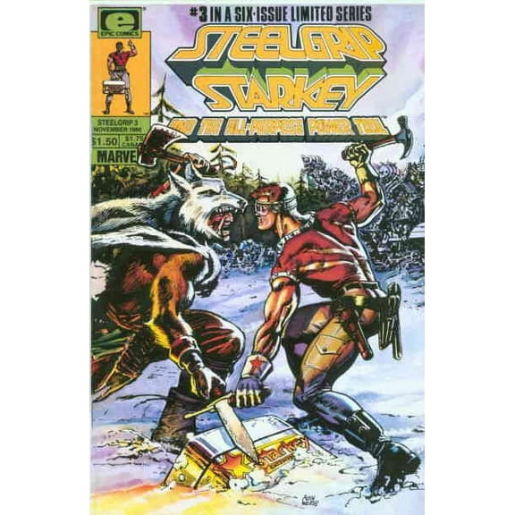 Steelgrip Starkey #3 VF ; Epic Comic Book