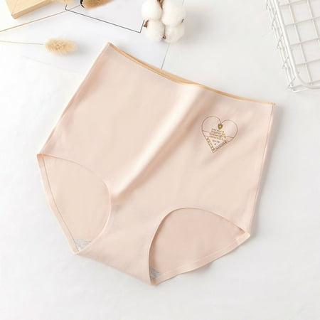 

qazqa ladies cotton underwear high waist full coverage abdominal lift ladies panties beige xl