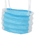 thumbnail image 5 of 6pcs 12inch Hot Air Balloon Paper Lantern Lampshade Ceiling Light Wedding Decor, Blue, 5 of 8