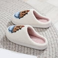thumbnail image 5 of Fuzzy Slippers For Women Comfortable Home Capibala Slippers Winter Panama Capybara Cotton Slippers Men Warm Cozy Winter House Slippers Bedroom Indoor House Shoes, 5 of 7