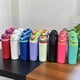 thumbnail image 3 of Stainless Steel Thermos with Straw for Sports and Travel, BPA-Free, 32 oz, Marshmallow 720ml (Black), 3 of 5