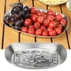 thumbnail image 3 of Outdoor Vintage Dining Tinplate Fruit Tray Camping Tableware Snack Cake Barbecue Tableware Embossed Tinplate, 3 of 5