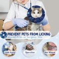 Supet Inflatable Cat Cone Collar Soft to Stop Licking, Adjustable Cat