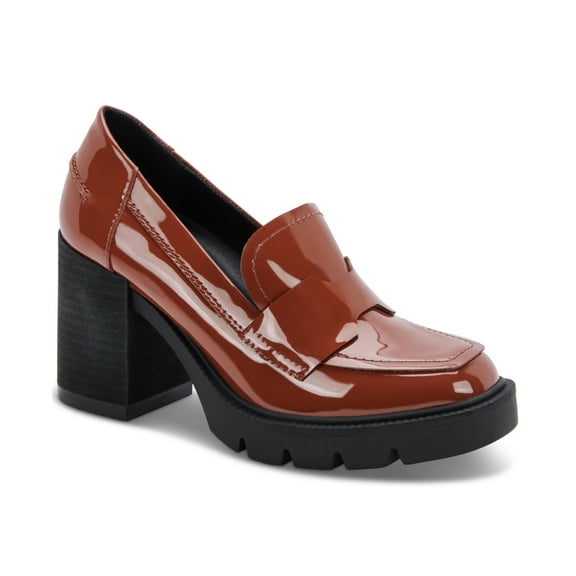 Aqua College Womens Jonnie Waterproof Bloc Cognac Pat 6.5M