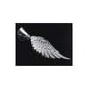 Exclusive 10K White Gold Genuine Diamond Wing Of An Angel Pendant (0.50Ct) 2.0"