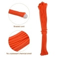 thumbnail image 3 of Uxcell 65Ft 1/4 Inch (6mm) Diamond Braided Polypropylene Rope Suitable for Flagpole Camping Crafting, Orange, 3 of 6