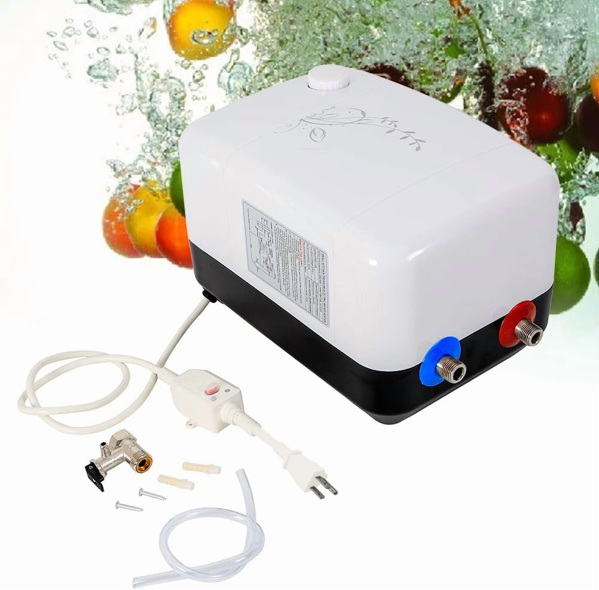 Electric Mini-Tank Water Heater 1.5KW 2.1-Gallon 8L, Floor Mounted 110V Small Compact Tank Storage Instant Under Sink Plug in Small Tank Storage