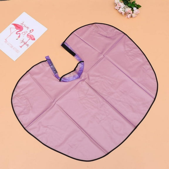 Masteelf Purple Plastic Apron for Hair Use Waterproof Salon Cape Suitable for Hair Salon or Home Use