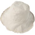 thumbnail image 2 of CoCopeaunts Women's Bucket Hat Cotton Frayed Brim Summer Fisherman Hat Ladies Thin Sun Shade Basin Hat Soft Casual All-Match, 2 of 8