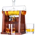 thumbnail image 1 of Set de Carafes à Whisky, 1250ml avec 2 Verres à Whisky, 1 of 6
