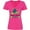 Hot Pink, variant on Inktastic Miami Beach, Florida Happy Sea Turtle Women's V-Neck T-Shirt