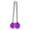 Purple, variant on Hiroekza Stainless Steel Silicone Clamps Mini Ice Cubes Coffee Ice Cubes Sugar Tongs Food Tongs Green