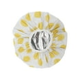 thumbnail image 1 of Ganga Única 1 Pc Gorro de Ducha Durable para Mujeres con Puntos para Baño, Vacaciones, Hotel, Viaje, Satén Amarillo EVA, 1 of 3