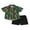 Black, variant on Jxzom St. Patrick's Day Toddler Baby Boy Outfits 12M 18M 2T 3T 4T 5T Shamrock Print Short Sleeve Lapel Shirt Shorts Summer Clothes Set