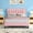 Pink, variant on 4 EVER WINNER Queen Bed Frames, Queen Bed Frame with Wooden Slats Support, Queen Bed with Diamond Vertical Stripe Design, Mattress Foundation, No Box Spring Needed, Black